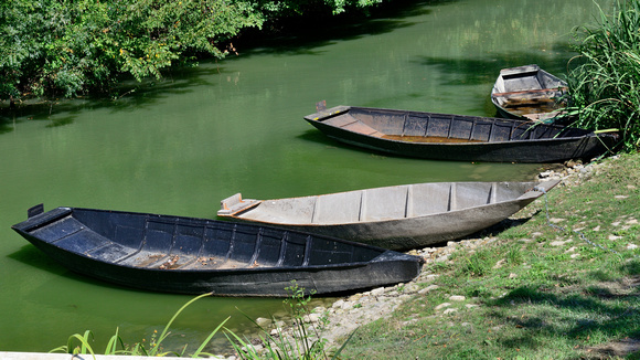 These shallow bottomed boat can be hired to explore the regions many canals, a popular visitor pastime.