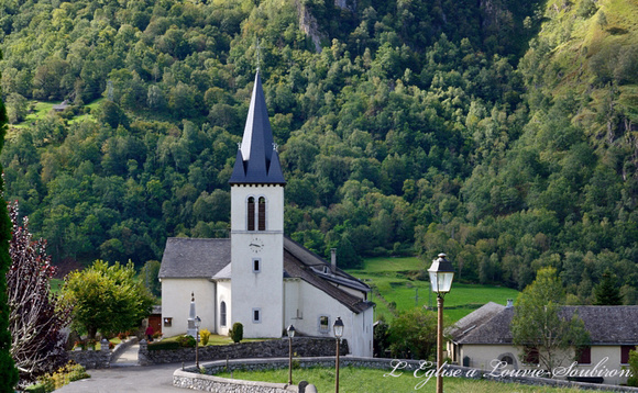 The Church at Louvie-Soubiron.