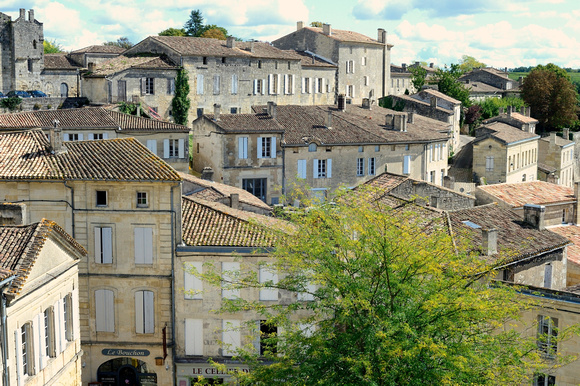 Rooftops at St Emilion,Gironde.