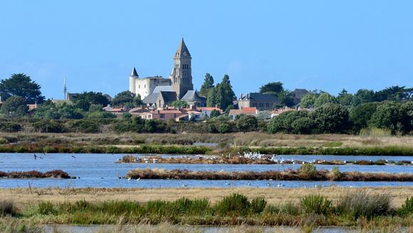View of Noirmoutier-en-l'Île,Ile de Noirmoutier Vendee,France
