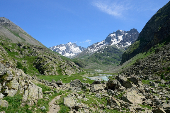 Col d'Arsine (2340 m.) Hautes-Alpes, France.