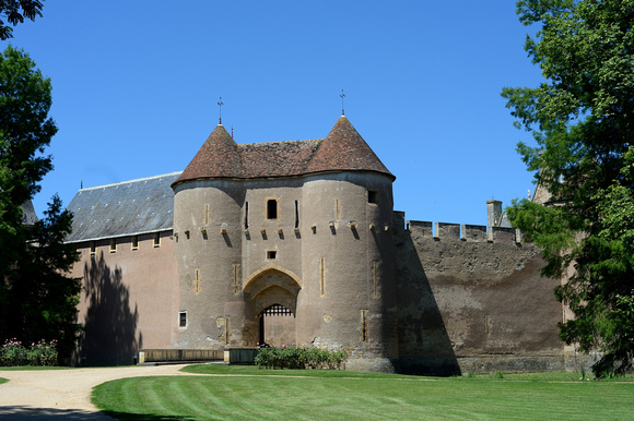 Château d'Ainay-le-Vieil. Cher, France.
